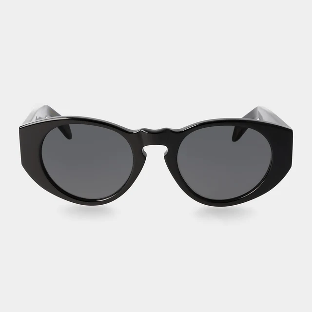 Madras Eco Black Gradient Grey Sustainable Tbd Eyewear Front