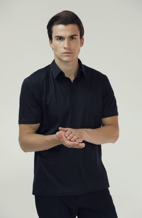 Dark Blue T Shirt Muška Polo Majica 1