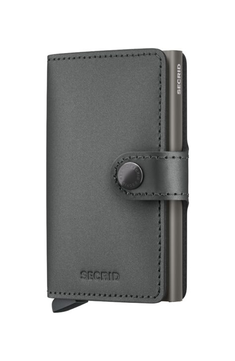Original Jpg Matte Satin Miniwallet Steel Earth Grey Front