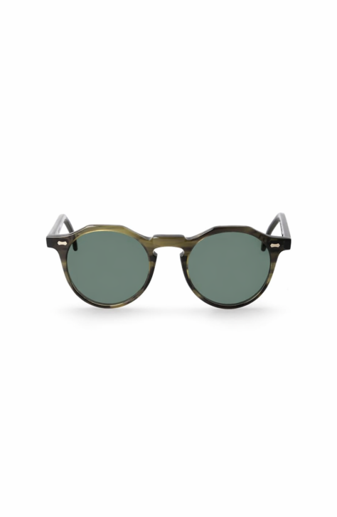 Lapel Eco Green Bottle Green Sustainable Tbd Eyewear Front 0