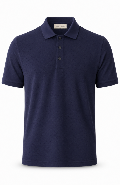Blue Marine Rombo Muska Polo Majica