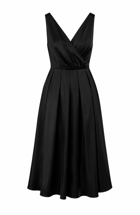 Black Silk Dress